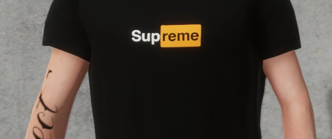 Real Brand Supreme PHub Skater XL mod