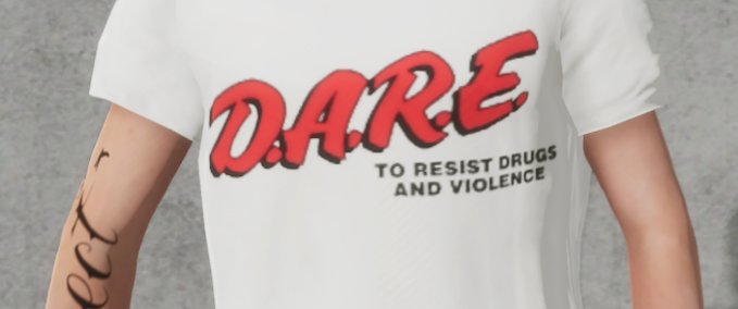 Real Brand Dare Drug Shirt Skater XL mod