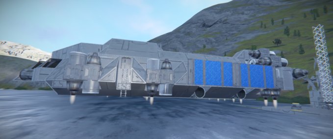 Blueprint Large Grid 4615 Space Engineers mod