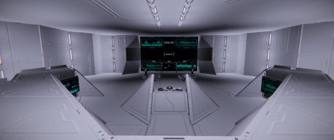 Blueprint Trek style ship bare Space Engineers mod