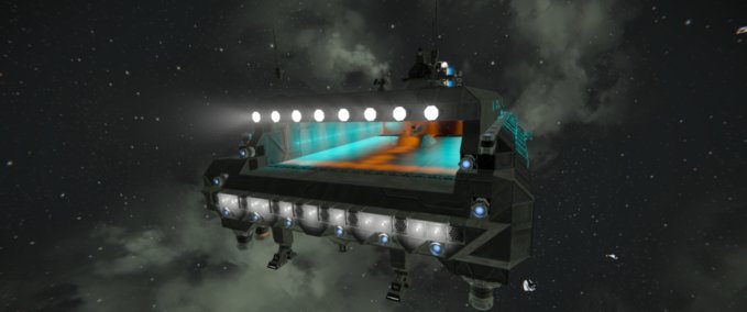 Blueprint Space hanger Space Engineers mod