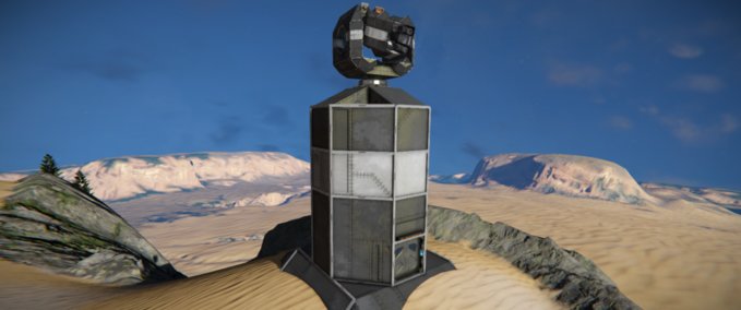 Blueprint Gatling Turret Alpha Space Engineers mod