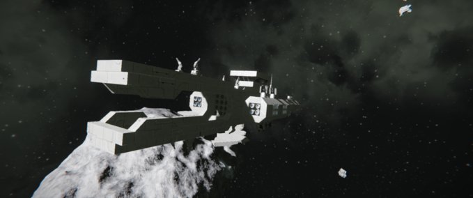 Blueprint Attack corvette Space Engineers mod