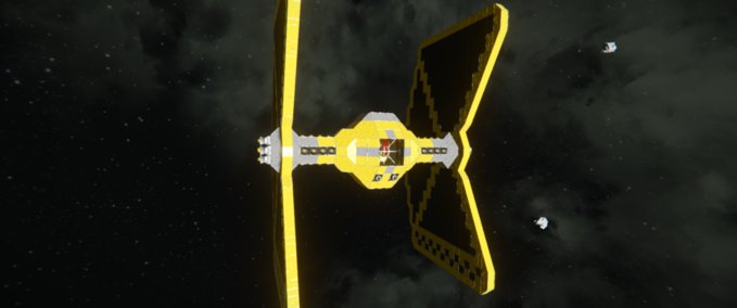Blueprint Imperial Mining Guild TIE fighter Space Engineers mod