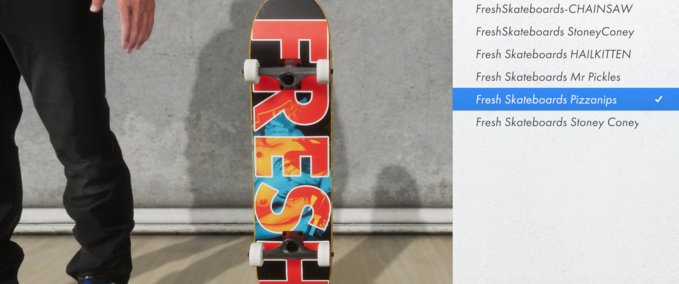 Gear FRESH SKATEBOARDS - Pizza deck Skater XL mod