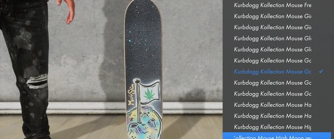 Uncategorized Kurbdogg Kollection Mob Griptape - Mouse Pack 2 Skater XL mod