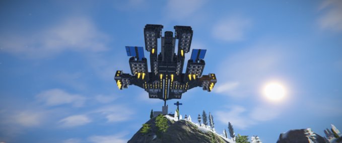Blueprint Reaper interstella carrier shell Space Engineers mod