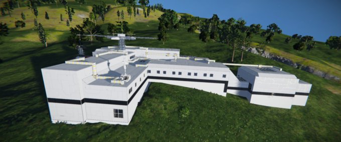Blueprint Frontier Facility 194 Space Engineers mod
