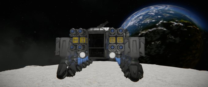 Blueprint xox ion downward miner stone only Space Engineers mod