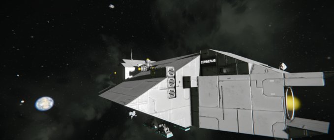 Blueprint The vanguard empire cerberus Space Engineers mod
