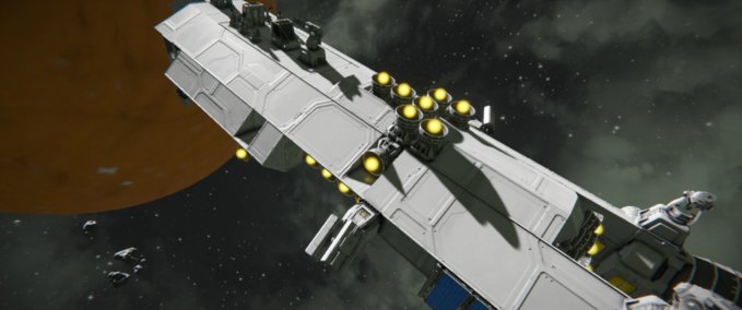 Blueprint The vanguard Empire blockade runner Space Engineers mod