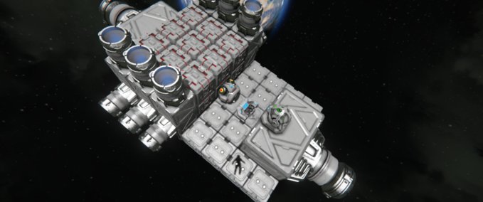 Blueprint Gravity Drive Test Space Engineers mod