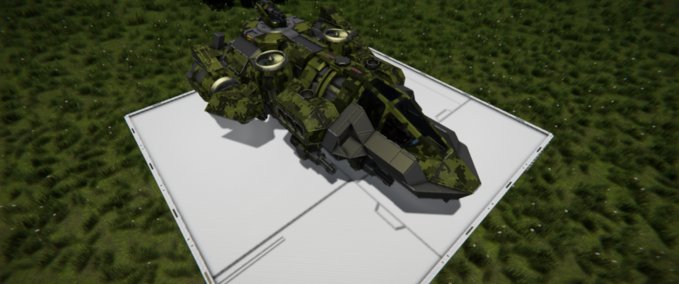 Blueprint Chasseur T800 Cursor Space Engineers mod