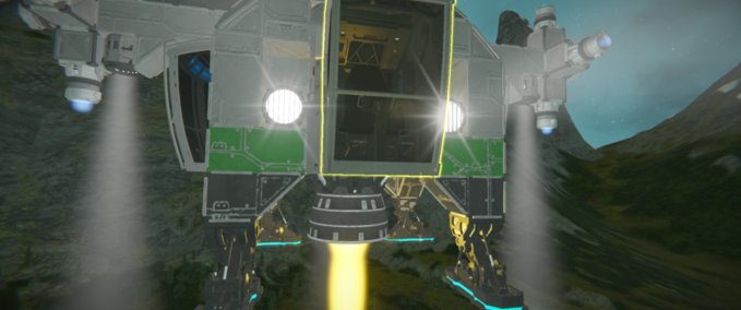 Blueprint Lander Space Engineers mod