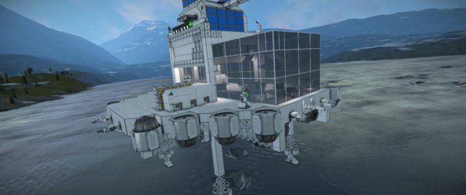 Blueprint Base Station Space Engineers mod