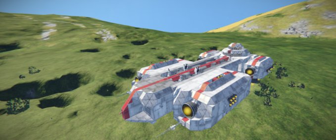 Blueprint Missile cruiser Space Engineers mod