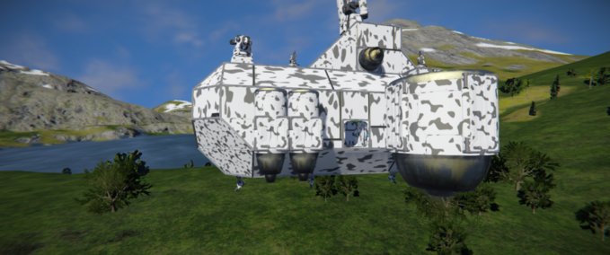 Blueprint Static Grid 4482 Space Engineers mod