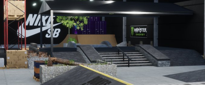 Map Clints Warehouse Skater XL mod