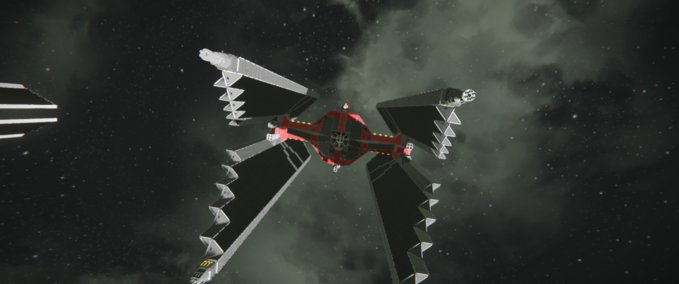 Blueprint TIE Imperator(custom) Space Engineers mod
