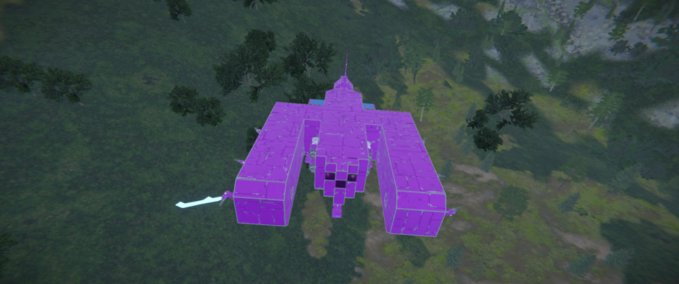 Blueprint Purple dominator MK 2 Space Engineers mod