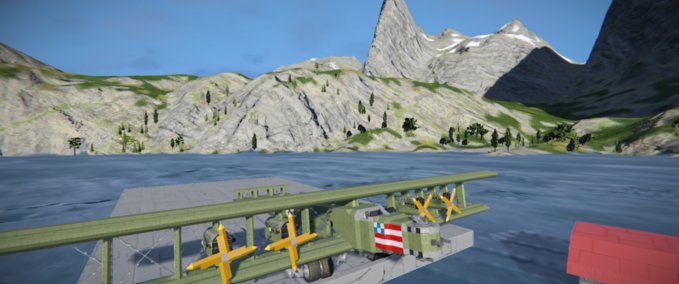 Blueprint American heavy bomber Space Engineers mod