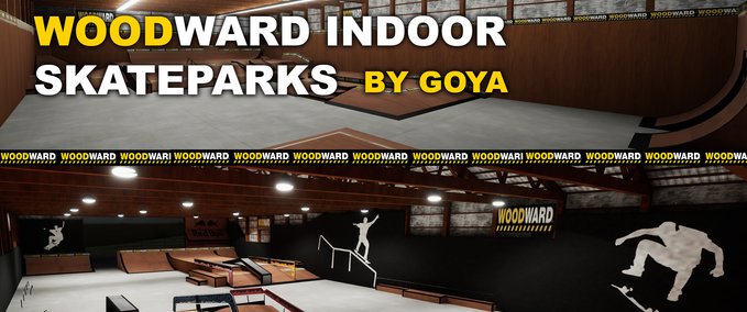 Map Woodward indoor skateparks Skater XL mod