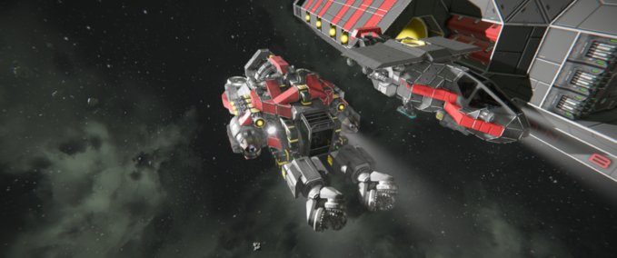 Blueprint Doggy hole Space Engineers mod