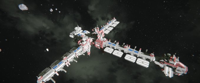 Blueprint Arcadia Fleet Station Space Engineers mod