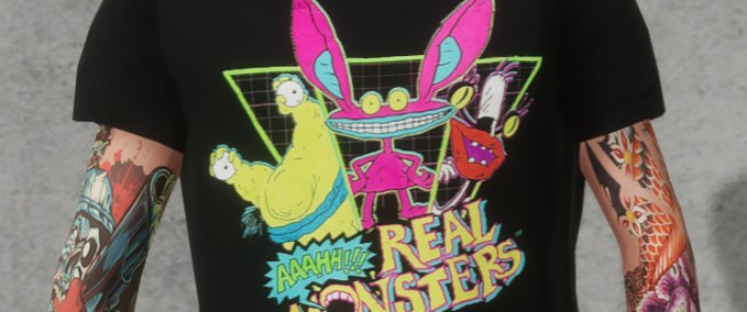 The 90's Kid - Nickelodeon Shirt Pack Mod Image
