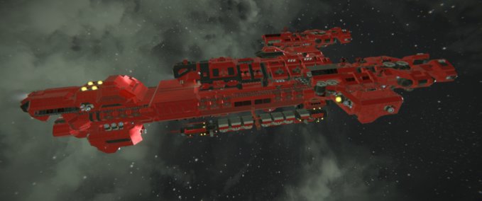Blueprint Omega Red v3 Space Engineers mod