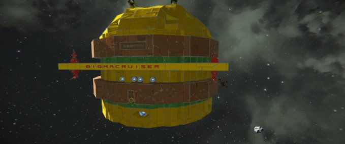 Blueprint BigMaCruiser Space Engineers mod