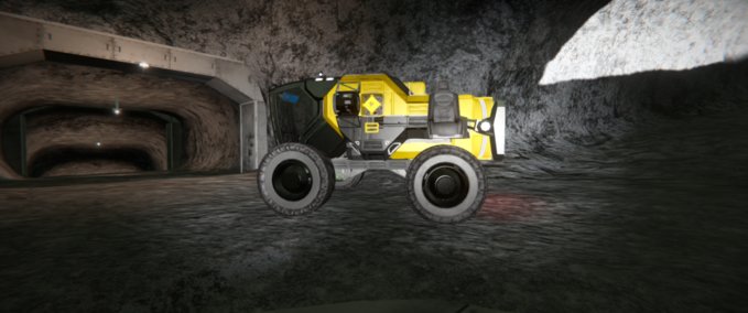 Blueprint Asteroid Rover B Space Engineers mod