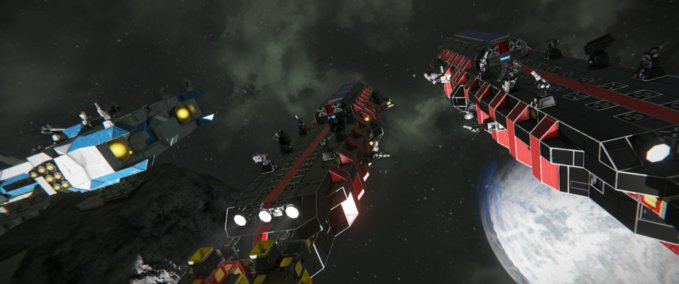 Blueprint The Destructer 7.0 Space Engineers mod
