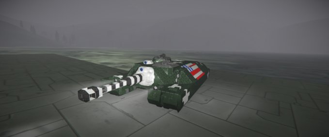 Blueprint America tank Space Engineers mod