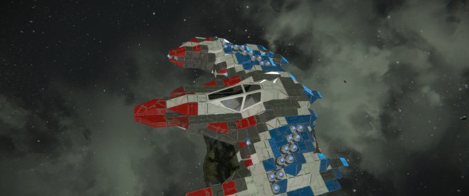 Blueprint Heavy Fighter Mericu Space Engineers mod
