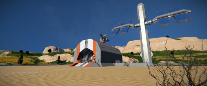 Blueprint Outpost Beta Space Engineers mod