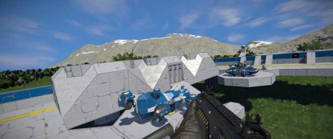 Blueprint EarthEasyStation Space Engineers mod