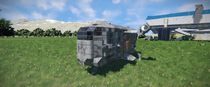 Blueprint Razor crest Space Engineers mod