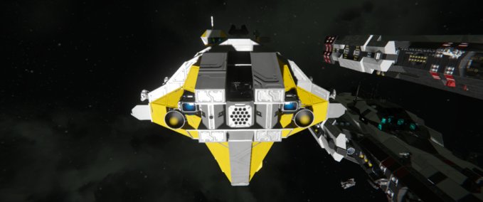 Blueprint Light mining transport cruiser Space Engineers mod