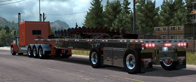 Trailer Besitzbarer Corby Manac Darkwing [1.38.x]  American Truck Simulator mod