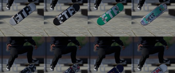 Gear FTP 8 Decks Pack Skater XL mod