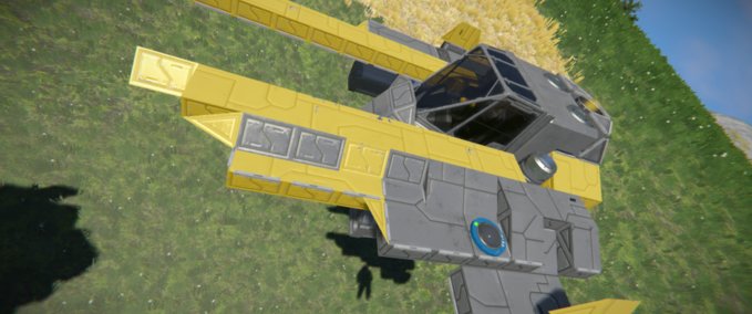 Blueprint Anakins phase 2 starfighter Space Engineers mod