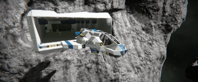 Blueprint Perseus Class Fighter Space Engineers mod