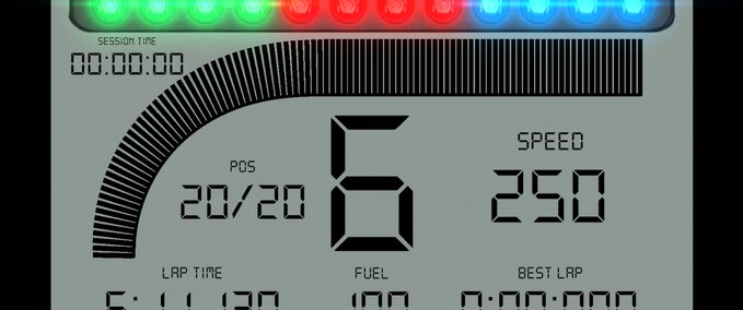 Other rFactor 1 Anzorena 2 Dashpanel mod