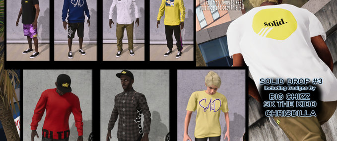 Uncategorized Solid Clothing Co. Drop #3 Skater XL mod