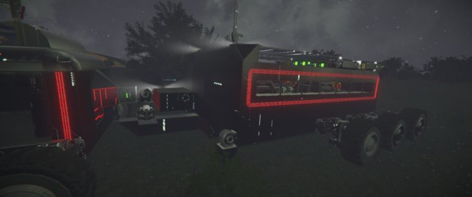 Blueprint Mobile Mining Trailer Space Engineers mod