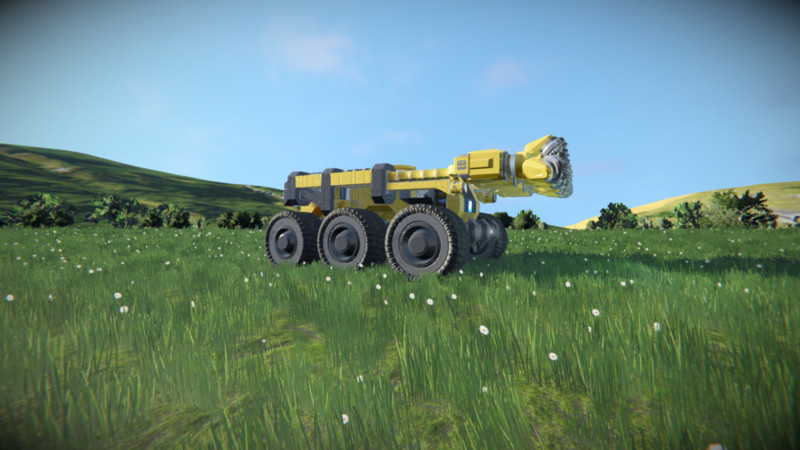 Space engineers mining rover