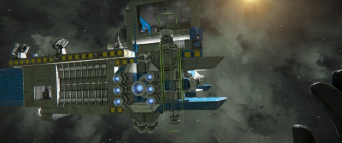 Blueprint Big Blue Space Engineers mod