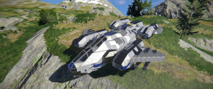 Blueprint RCSP - Valkyrie Mk5 Vtol Space Engineers mod
