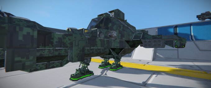 Blueprint Cheap Atmo Fighter Mk 1.2 Space Engineers mod
